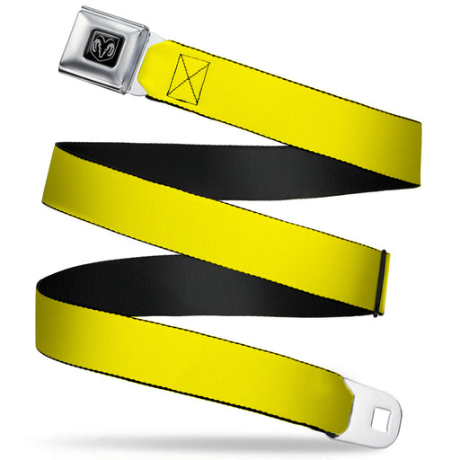 Ram Seatbelt Belt - Yellow Webbing Seatbelt Belts Ram   