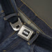 Ford Emblem Seatbelt Belt - Black Panel Webbing Seatbelt Belts Ford   