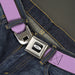 Ford Emblem Seatbelt Belt - Lavender Webbing Seatbelt Belts Ford   