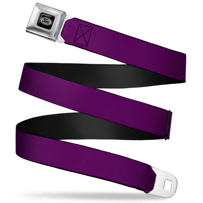 Ford Emblem Seatbelt Belt - Purple Webbing Seatbelt Belts Ford   