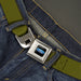 Ford Oval Full Color Black/Blue Seatbelt Belt - Olive Webbing Seatbelt Belts Ford   