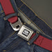 Ford Trucks Seatbelt Belt - Burgundy Webbing Seatbelt Belts Ford   