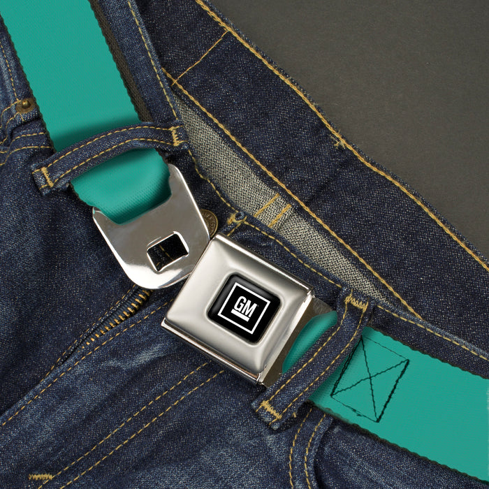 GM Seatbelt Belt - Teal Webbing Seatbelt Belts GM General Motors   