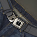 Pontiac Seatbelt Belt - Charcoal Webbing Seatbelt Belts GM General Motors   