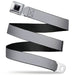 Pontiac Seatbelt Belt - Silver Webbing Seatbelt Belts GM General Motors   