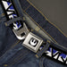 Star Wars Rebel Alliance Insignia Full Color Black/White Seatbelt Belt - Star Wars Aurebesh REBEL Stripe Black/Blue/White Webbing Seatbelt Belts Star Wars   