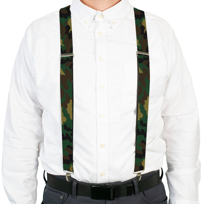 Suspenders - 1.5" - Printed Camo Olive Suspenders Buckle-Down, Inc.