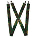 Suspenders - 1.5" - Printed Camo Olive Suspenders Buckle-Down, Inc.