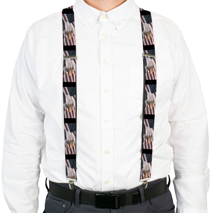 Suspenders - 1.5" - American Eagle Flag Suspenders Buckle-Down, Inc.