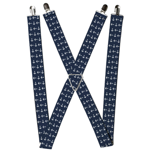 Suspenders - 1.5" - Anchors Navy/White Suspenders Buckle-Down, Inc.