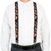 Suspenders - 1.5" - Flaming Dice Suspenders Buckle-Down, Inc.