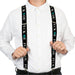 Suspenders - 1.5" - FUCK YOU/FUCK ME Black/White/Blue Suspenders Buckle-Down, Inc.