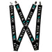 Suspenders - 1.5" - FUCK YOU/FUCK ME Black/White/Blue Suspenders Buckle-Down, Inc.