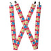 Suspenders - 1.5" - Happy Cupcakes/Dots Pink/Green Suspenders Buckle-Down, Inc.