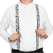 Suspenders - 1.5" - Music Notes Stars White/Black/Multi Color Suspenders Buckle-Down, Inc.