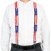 Suspenders - 1.5" - United States Flags CLOSE-UP Weathered Suspenders Buckle-Down, Inc.