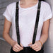 Suspenders - 1.0" - Marble Black/Charcoal Gray Suspenders Buckle-Down   
