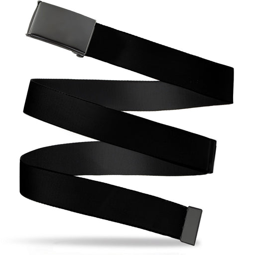 Black Buckle Web Belt - Black Webbing Web Belts Buckle-Down   