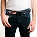 Web Belt Blank Black Buckle - Americana Rustic Stars & Stripes Webbing Web Belts Buckle-Down   