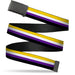 Web Belt Blank Black Buckle - Flag Non-Binary Stripe Webbing Web Belts Buckle-Down   