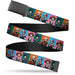 Web Belt Blank Black Buckle - My Hero Academia Character Hand Up Pose Blocks Multi Color Webbing Web Belts Crunchyroll   