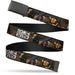 Web Belt Blank Black Buckle - COWBOY BEBOP Jet Black and Crew Bonsai Tree Scene and Title Logo Webbing Web Belts Crunchyroll   