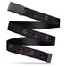 Web Belt Blank Black Buckle - The Nightmare Before Christmas Jack Decorative Cat Black/Purple Webbing Web Belts Disney   