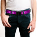 Web Belt Blank Black Buckle - Mean Girls PLASTICS Collage Pink/Black/White Webbing Web Belts Paramount Pictures   