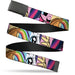 Web Belt Blank Black Buckle - My Little Pony Friendship is Magic Close-Up Blocks Webbing Web Belts Hasbro   