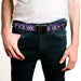 Web Belt Blank Black Buckle - Masters of the Universe Skeletor LIVE LOVE Expressions Purples/White Webbing Web Belts Mattel   