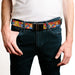 Web Belt Blank Black Buckle - ThunderCats Four Character Group Pose Red Webbing Web Belts ThunderCats   