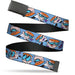 Web Belt Blank Black Buckle - Dexter's Laboratory Dexter Poses Blues Webbing Web Belts Warner Bros. Animation   