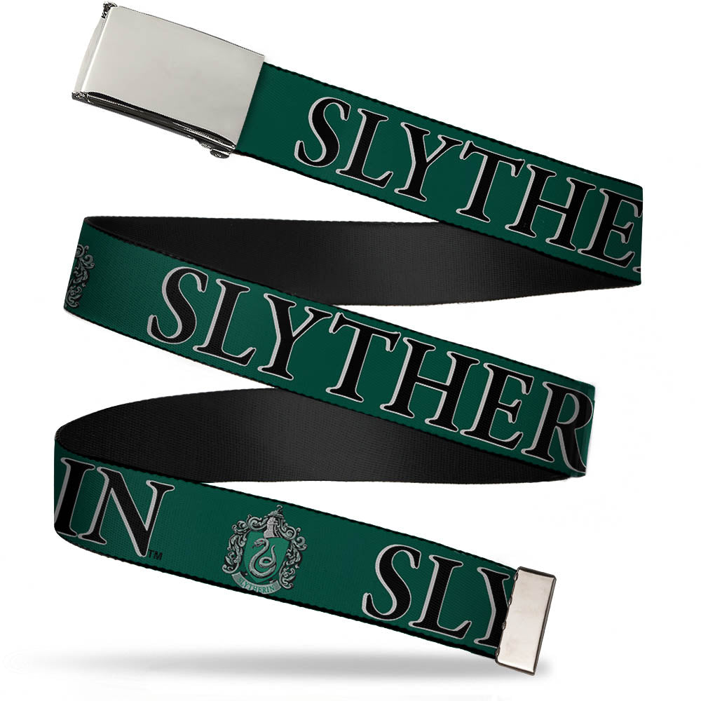 Buckle-Down Harry Potter Web Belt – 1.25 Inch, Military Clasp, Bottle Opener Buckle, Officially Licensed
