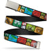 Chrome Buckle Web Belt - Krusty Krab's Cam Scene Blocks Webbing Web Belts Nickelodeon   