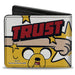 Bi-Fold Wallet - Adventure Time Jake and Finn TRUST POUND Pose Multi Color Bi-Fold Wallets Cartoon Network   