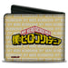 Bi-Fold Wallet - MY HERO ACADEMIA All Might Pose and Title Logo Yellow/White Bi-Fold Wallets Crunchyroll   