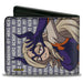Bi-Fold Wallet - MY HERO ACADEMIA Pro Hero Mt. Lady Pose and Title Logo Purple/White Bi-Fold Wallets Crunchyroll   