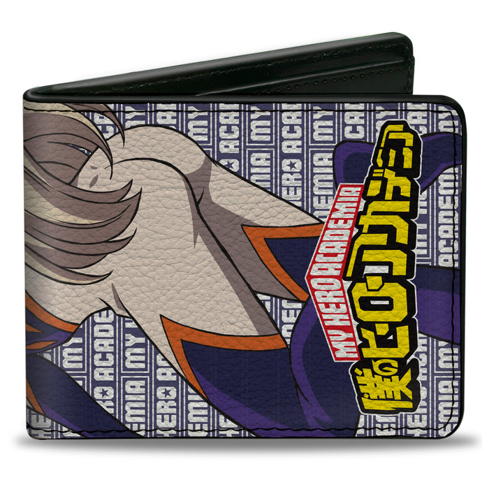 Bi-Fold Wallet - MY HERO ACADEMIA Pro Hero Mt. Lady Pose and Title Logo Purple/White Bi-Fold Wallets Crunchyroll   
