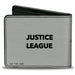 Bi-Fold Wallet - DC JUSTICE LEAGUE Retro Superhero Group Pose White Bi-Fold Wallets DC Comics   