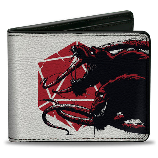 Bi-Fold Wallet - Dungeons & Dragons Demogorgon and Dice Japanese Text White Bi-Fold Wallets Wizards of the Coast   