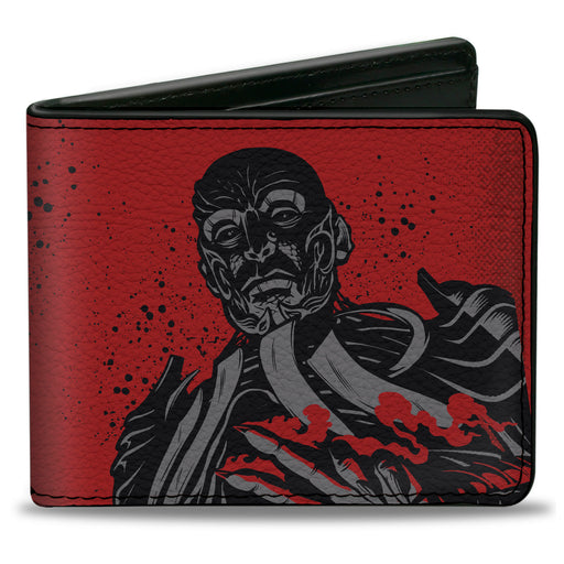 Bi-Fold Wallet - Dungeons & Dragons Vecna Pose A SMALL PRICE TO PAY Close-Up Red/Black/Gray Bi-Fold Wallets Wizards of the Coast   