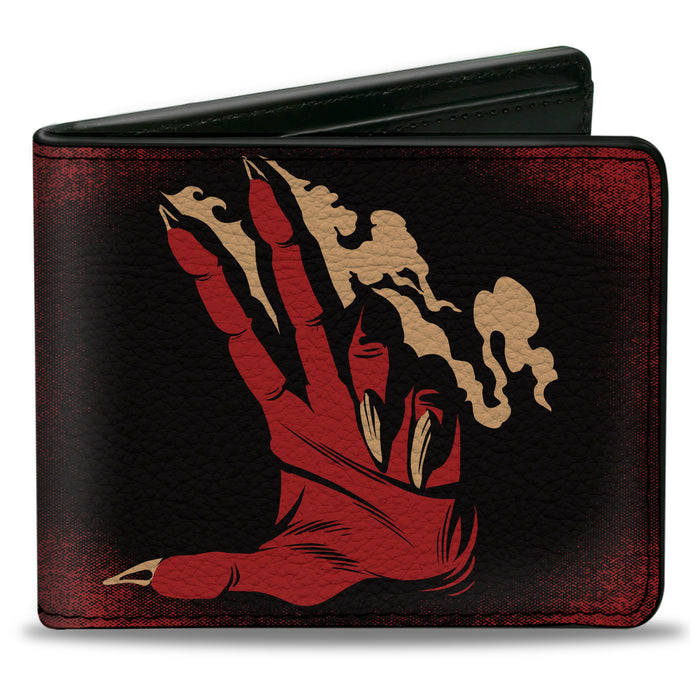 Bi-Fold Wallet - Dungeons & Dragons FINGER OF DEATH Signal Black/Red/Tan Bi-Fold Wallets Wizards of the Coast   