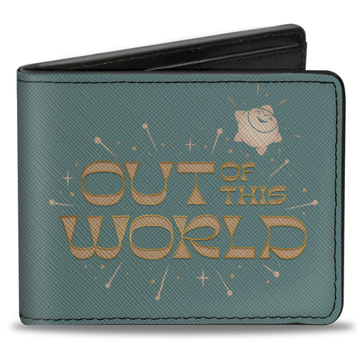 Bi-Fold Wallet - Wish Star OUT OF THIS WORLD Pose Blue/Tans Bi-Fold Wallets Disney   