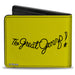 Bi-Fold Wallet - The Muppets THE GREAT GONZO Portrait Pose Yellow Bi-Fold Wallets Disney   