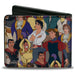 Bi-Fold Wallet - Disney Prince Character Poses Stacked Bi-Fold Wallets Disney   