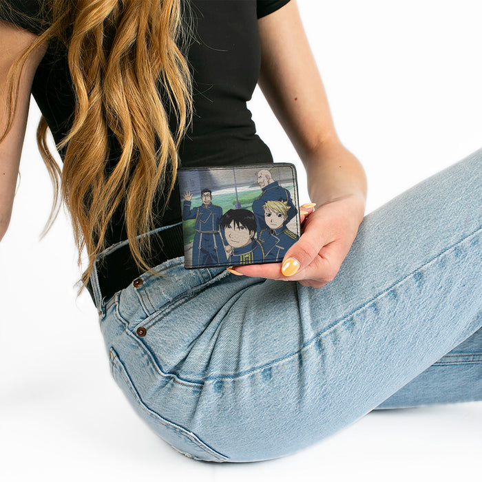 Bi-Fold Wallet - Fullmetal Alchemist Brotherhood Six Character Yard Scene Bi-Fold Wallets Aniplex of America