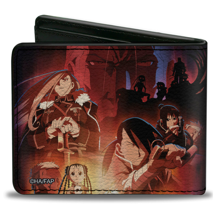 Bi-Fold Wallet - FULLMETAL ALCHEMIST BROTHERHOOD Characters Pose Collage Bi-Fold Wallets Aniplex of America