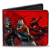 Bi-Fold Wallet - GI Joe COBRA Agents Group Pose and Logo Reds Bi-Fold Wallets Hasbro