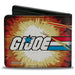Bi-Fold Wallet - GI JOE A Real American Hero #1 Comic Cover Explosion Scene and Title Logo Bi-Fold Wallets Hasbro   