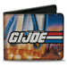 Bi-Fold Wallet - GI JOE Retro Shuttle Poster Scene Bi-Fold Wallets Hasbro   